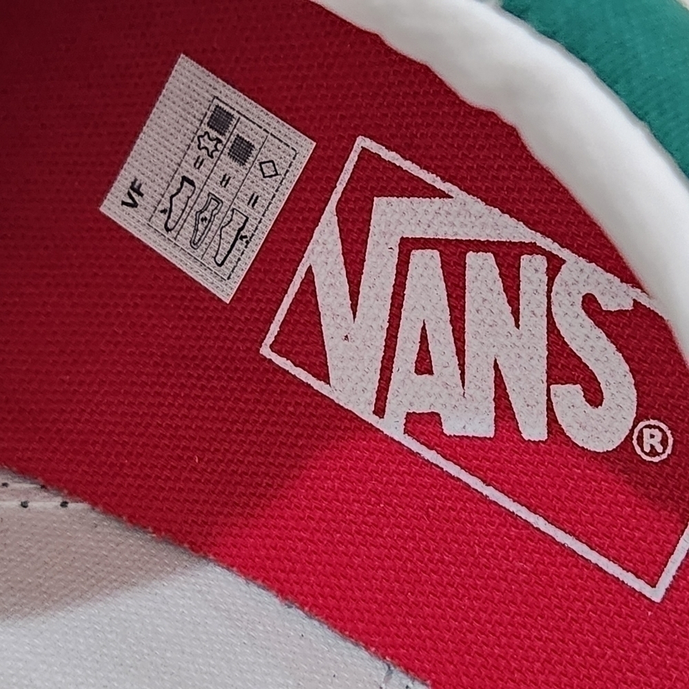 Vans Off the Wall Old Skool Multi Color Sneakers, US Mens 10 - Picture 6 of 6